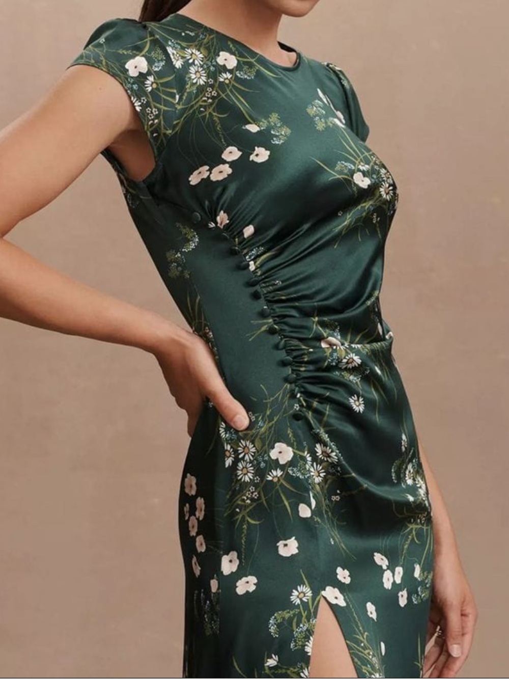Reformation Birch Silk Dress